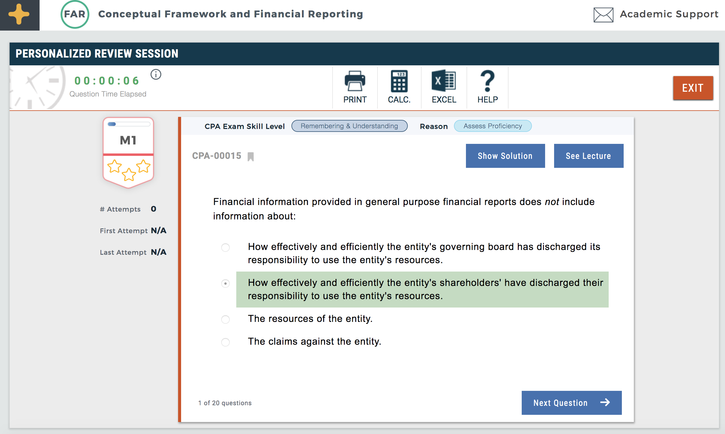 Cpa Exam Question Examples